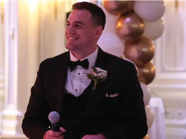 John Esposito Jr. at Kessler Institute's Triumph of the Human Spirit Awards Gala.