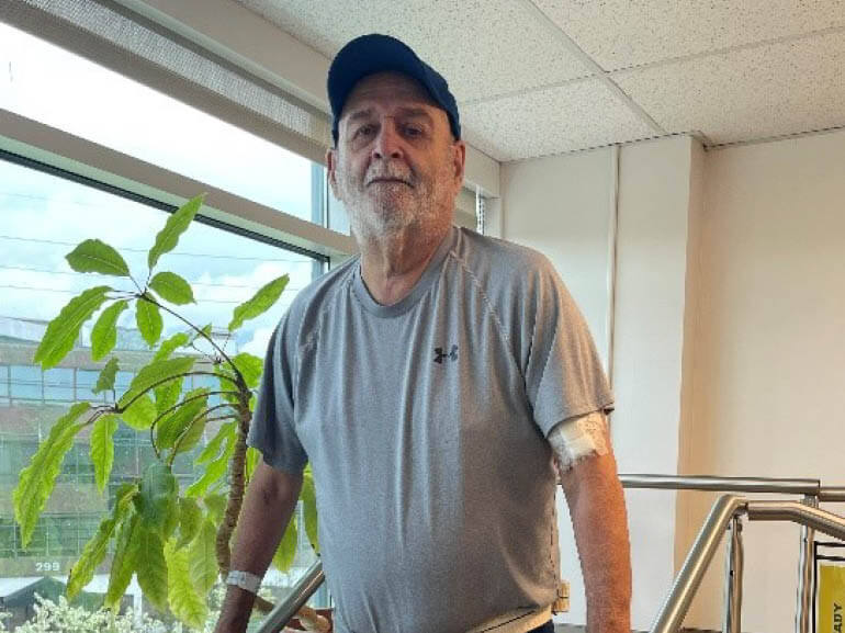 Photo of Marc Cleaver at Kessler Institute for Rehabilitation.